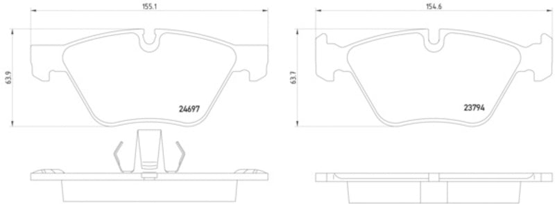 Hella Pagid Disc Brake Pad Set 355014351