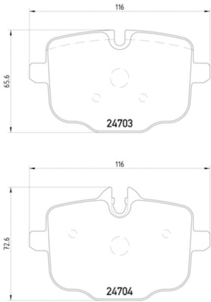 Hella Pagid Disc Brake Pad Set 355014361