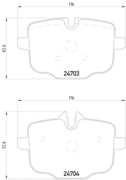 Hella Pagid Disc Brake Pad Set 355014361