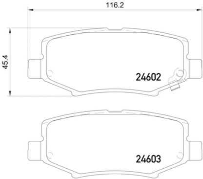 Hella Pagid Disc Brake Pad Set 355014381