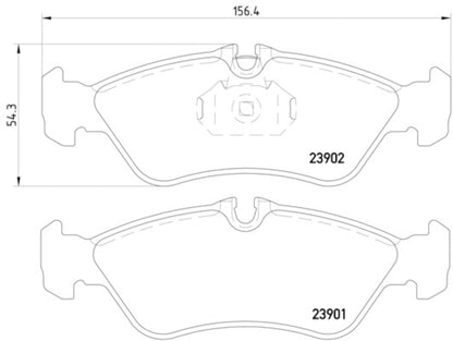Hella Pagid Disc Brake Pad Set 355014401