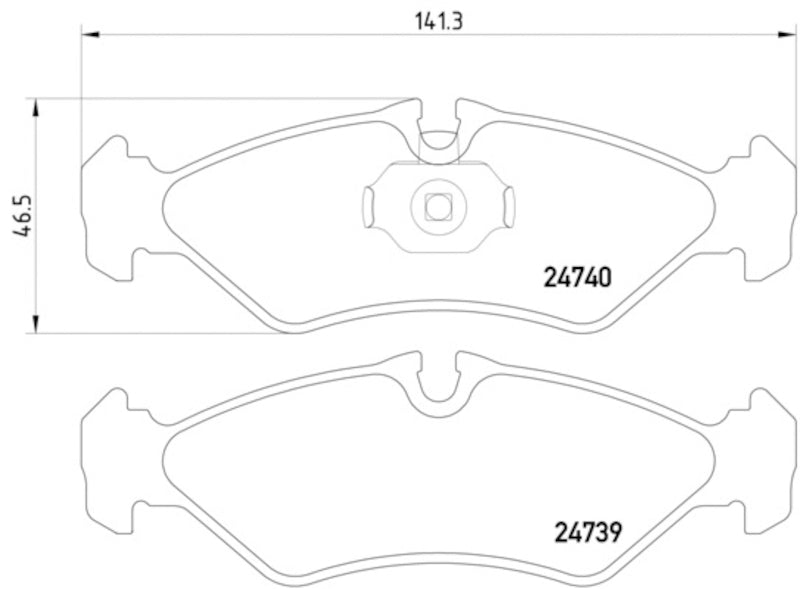 Hella Pagid Disc Brake Pad Set 355014421