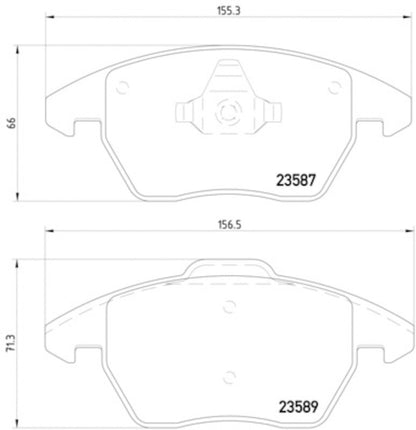 Hella Pagid Disc Brake Pad Set 355014511