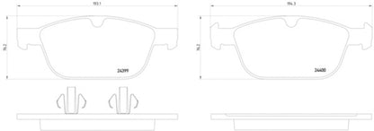 Hella Pagid Disc Brake Pad Set 355014541