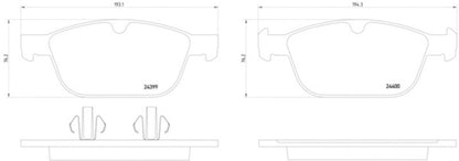 Hella Pagid Disc Brake Pad Set 355014541