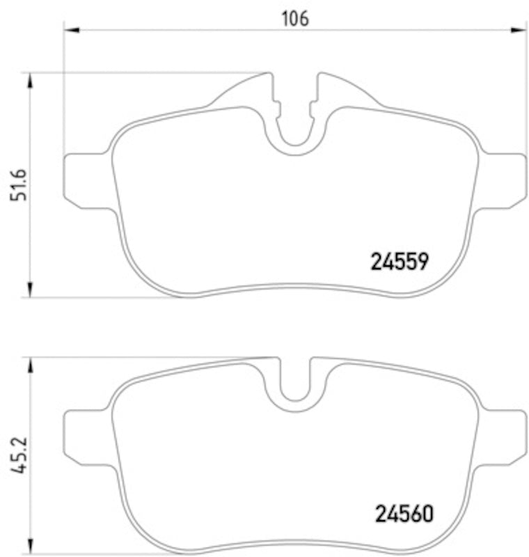 Hella Pagid Disc Brake Pad Set 355014621