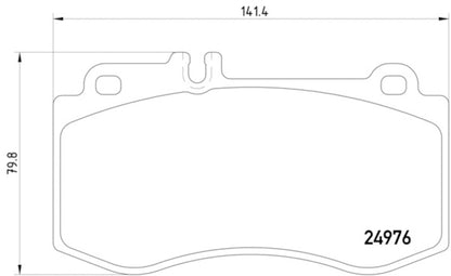 Hella Pagid Disc Brake Pad Set 355014821