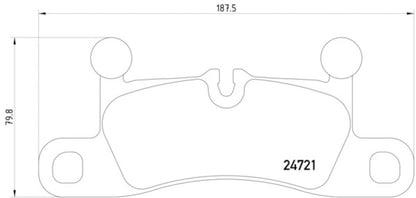Hella Pagid Disc Brake Pad Set 355015101