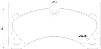 Hella Pagid Disc Brake Pad Set 355015131