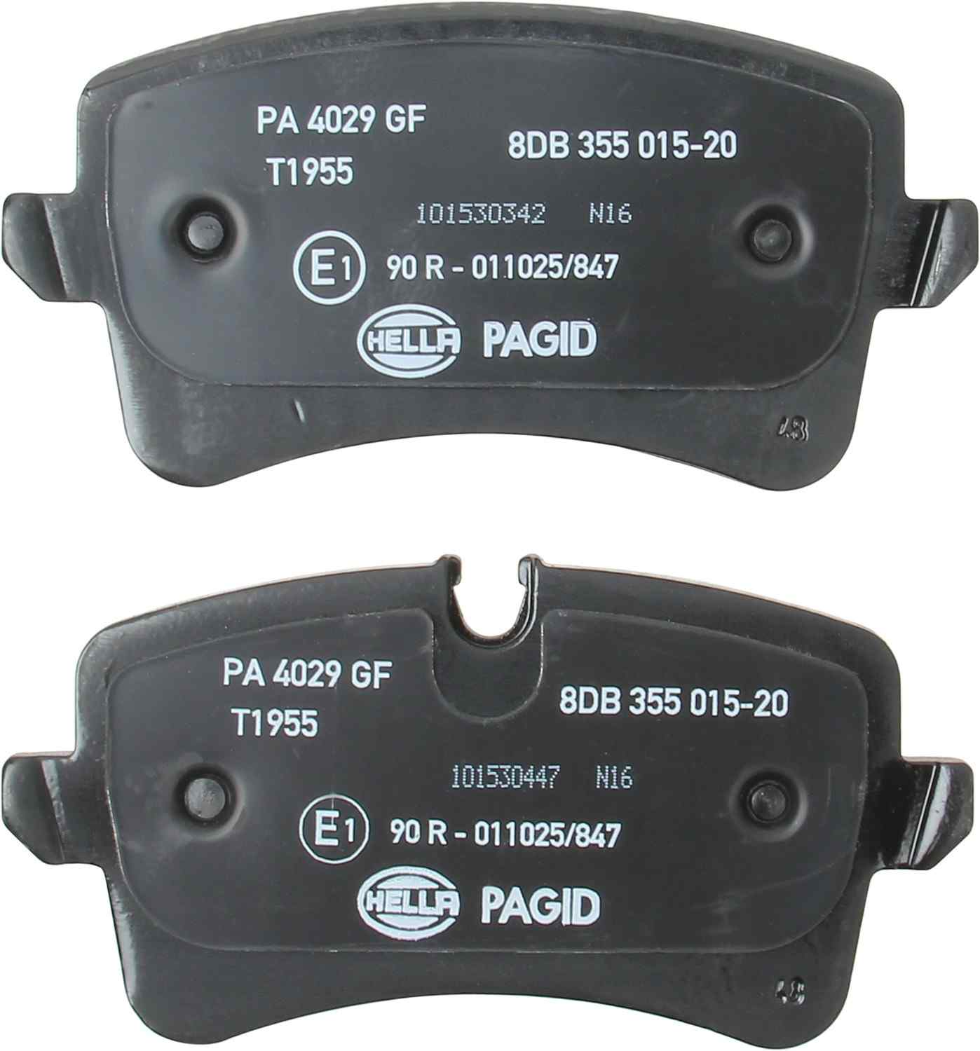 Hella Pagid Disc Brake Pad Set 355015201