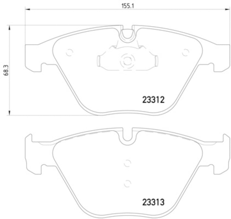 Hella Pagid Disc Brake Pad Set 355015391