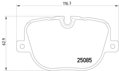 Hella Pagid Disc Brake Pad Set 355015451
