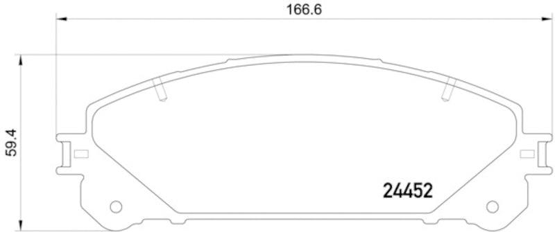 Hella Pagid Disc Brake Pad Set 355015461