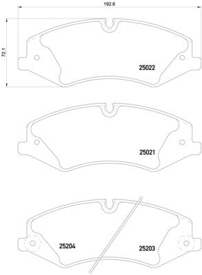 Hella Pagid Disc Brake Pad Set 355015551