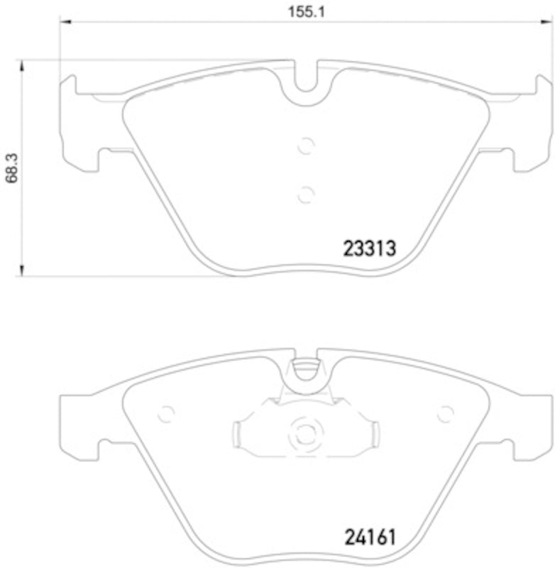 Hella Pagid Disc Brake Pad Set 355015601