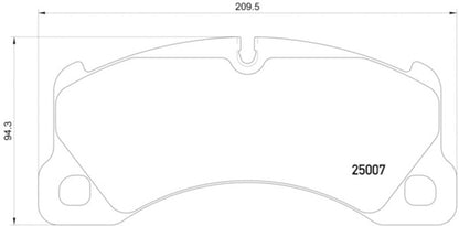 Hella Pagid Disc Brake Pad Set 355015801