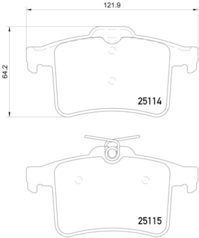 Hella Pagid Disc Brake Pad Set 355015901