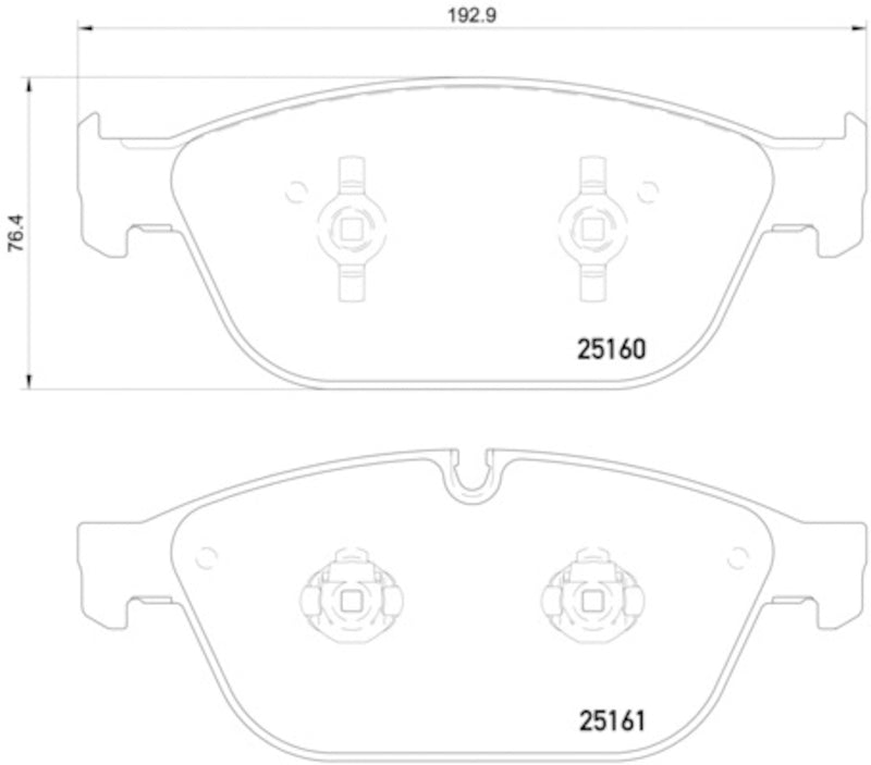 Hella Pagid Disc Brake Pad Set 355016021