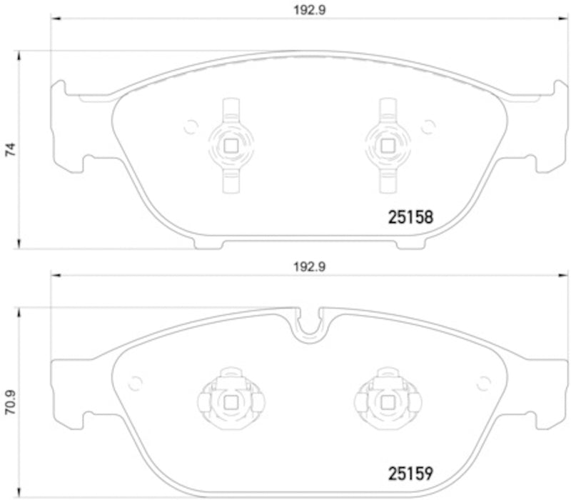 Hella Pagid Disc Brake Pad Set 355016031