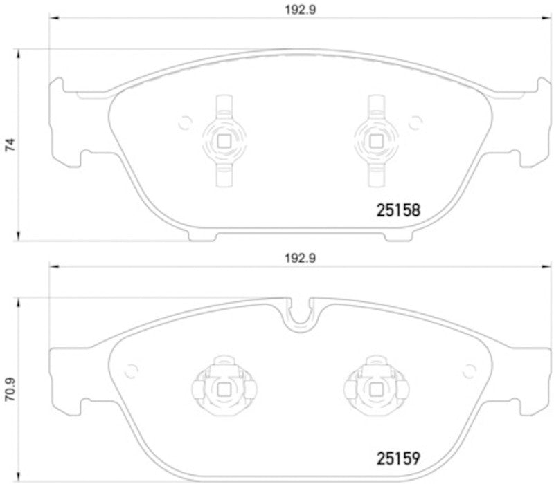 Hella Pagid Disc Brake Pad Set 355016031