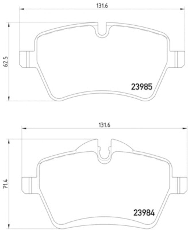 Hella Pagid Disc Brake Pad Set 355016041