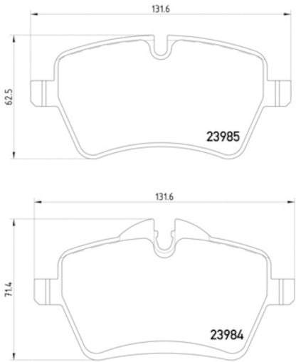 Hella Pagid Disc Brake Pad Set 355016041
