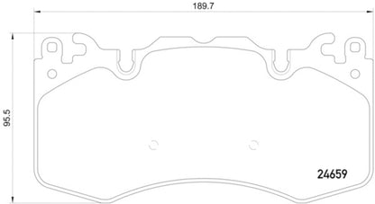 Hella Pagid Disc Brake Pad Set 355016151