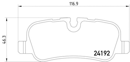 Hella Pagid Disc Brake Pad Set 355016181