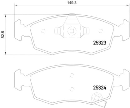 Hella Pagid Disc Brake Pad Set 355016231