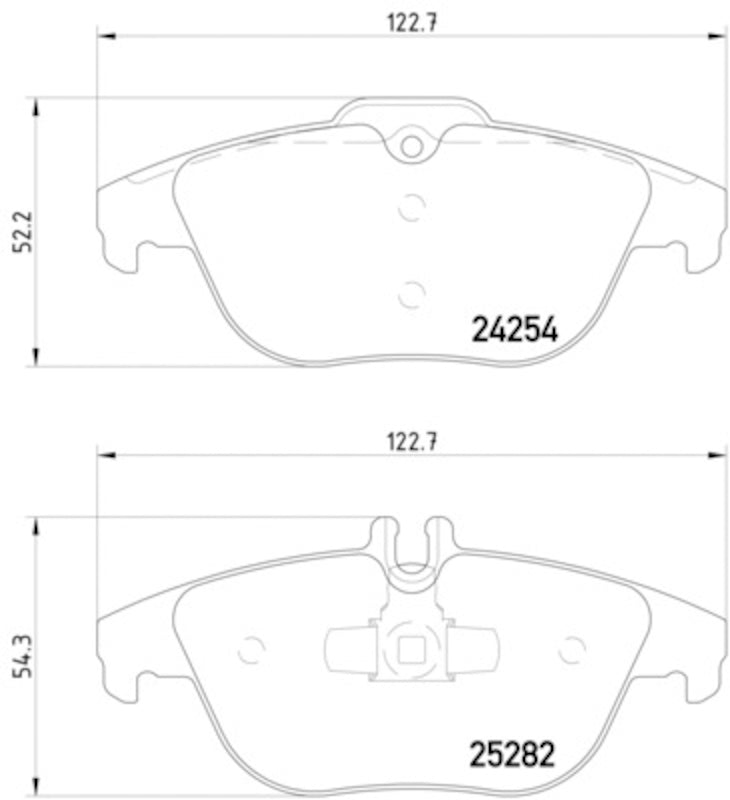 Hella Pagid Disc Brake Pad Set 355016281