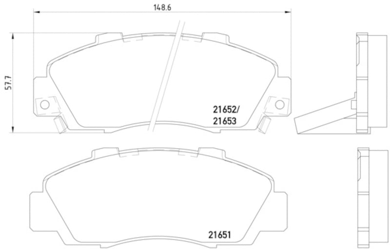 Hella Pagid Disc Brake Pad Set 355016441
