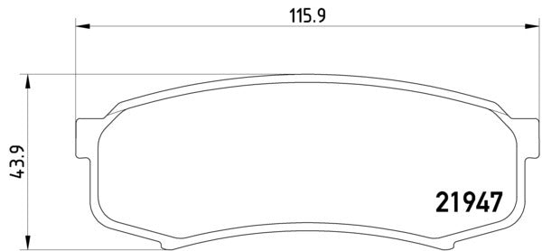 Hella Pagid Disc Brake Pad Set 355016831