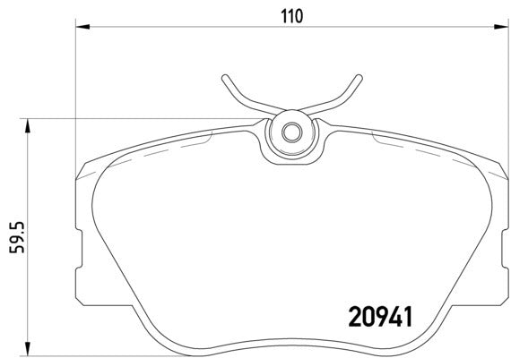 Hella Pagid Disc Brake Pad Set 355017601