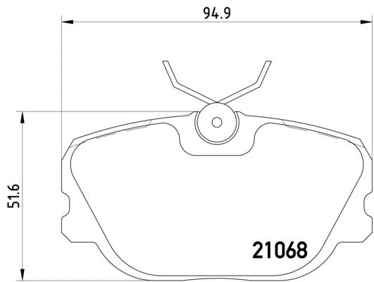 Hella Pagid Disc Brake Pad Set 355017761