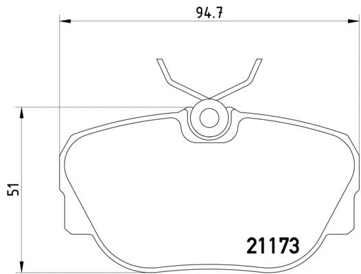 Hella Pagid Disc Brake Pad Set 355017811