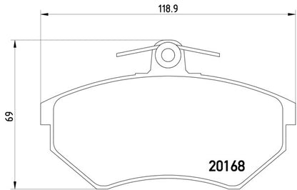 Hella Pagid Disc Brake Pad Set 355017891