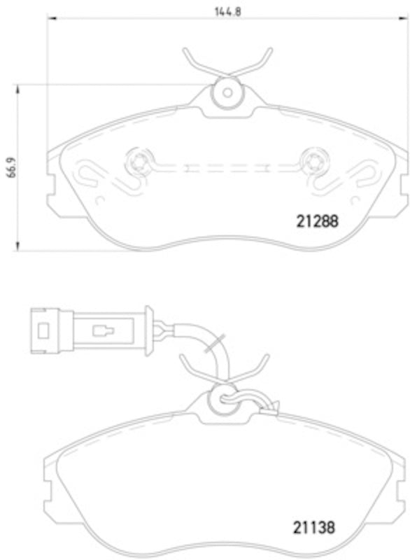 Hella Pagid Disc Brake Pad Set 355017911