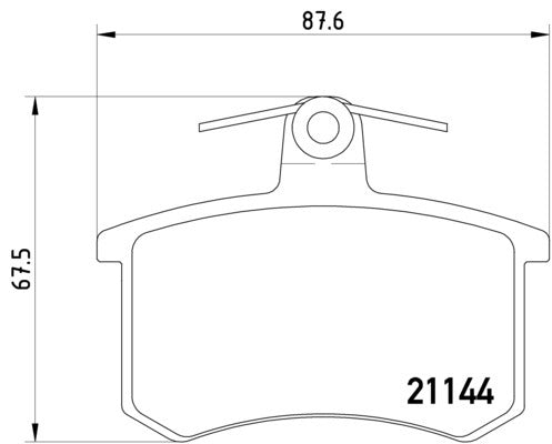 Hella Pagid Disc Brake Pad Set 355017951