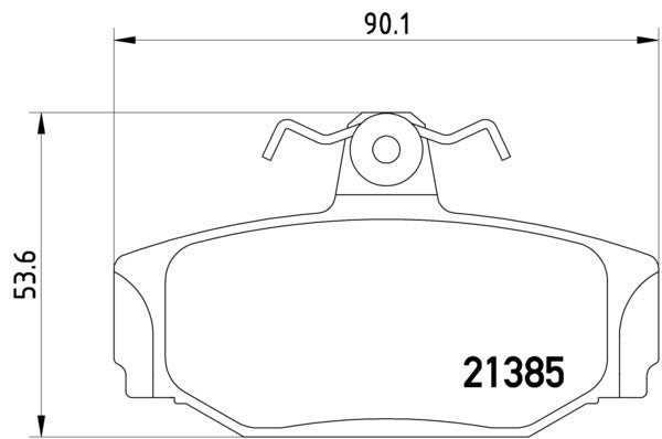 Hella Pagid Disc Brake Pad Set 355017991