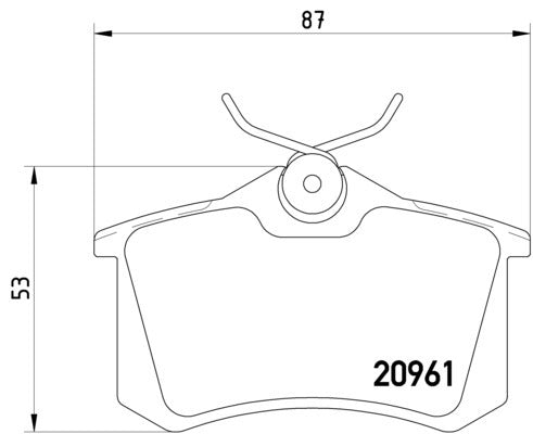 Hella Pagid Disc Brake Pad Set 355018111