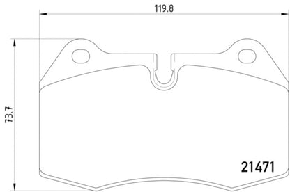 Hella Pagid Disc Brake Pad Set 355018211