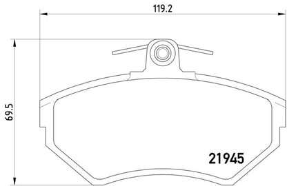 Hella Pagid Disc Brake Pad Set 355018241