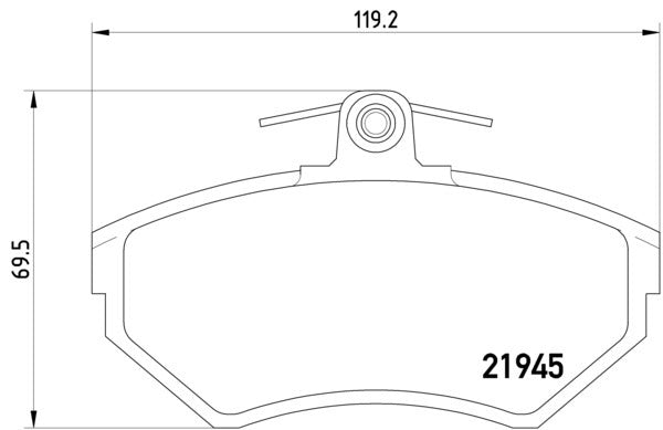 Hella Pagid Disc Brake Pad Set 355018241