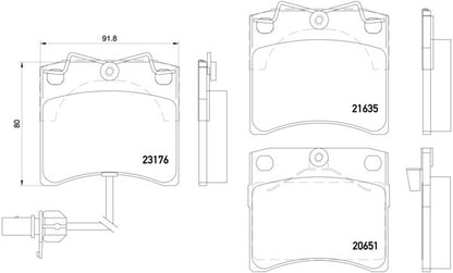 Hella Pagid Disc Brake Pad Set 355018521