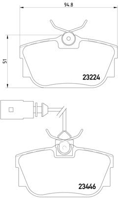 Hella Pagid Disc Brake Pad Set 355018591