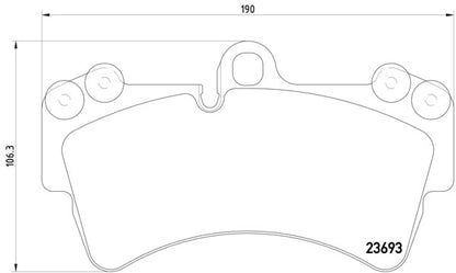 Hella Pagid Disc Brake Pad Set 355018691