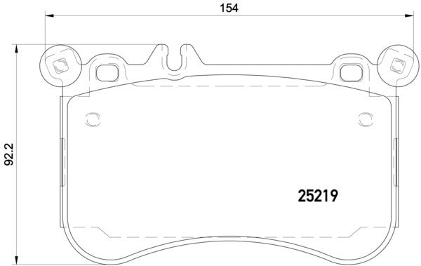 Hella Pagid Disc Brake Pad Set 355019611