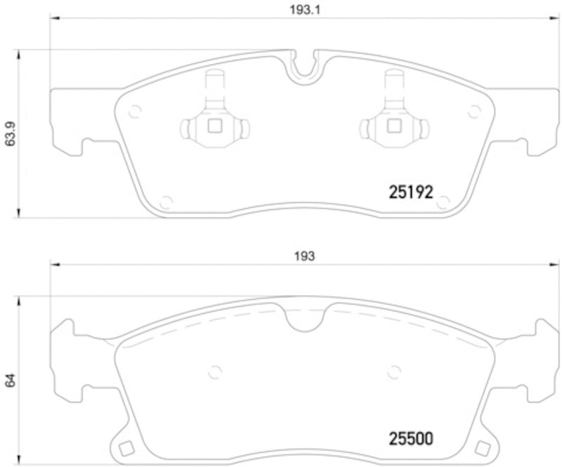 Hella Pagid Disc Brake Pad Set 355019701