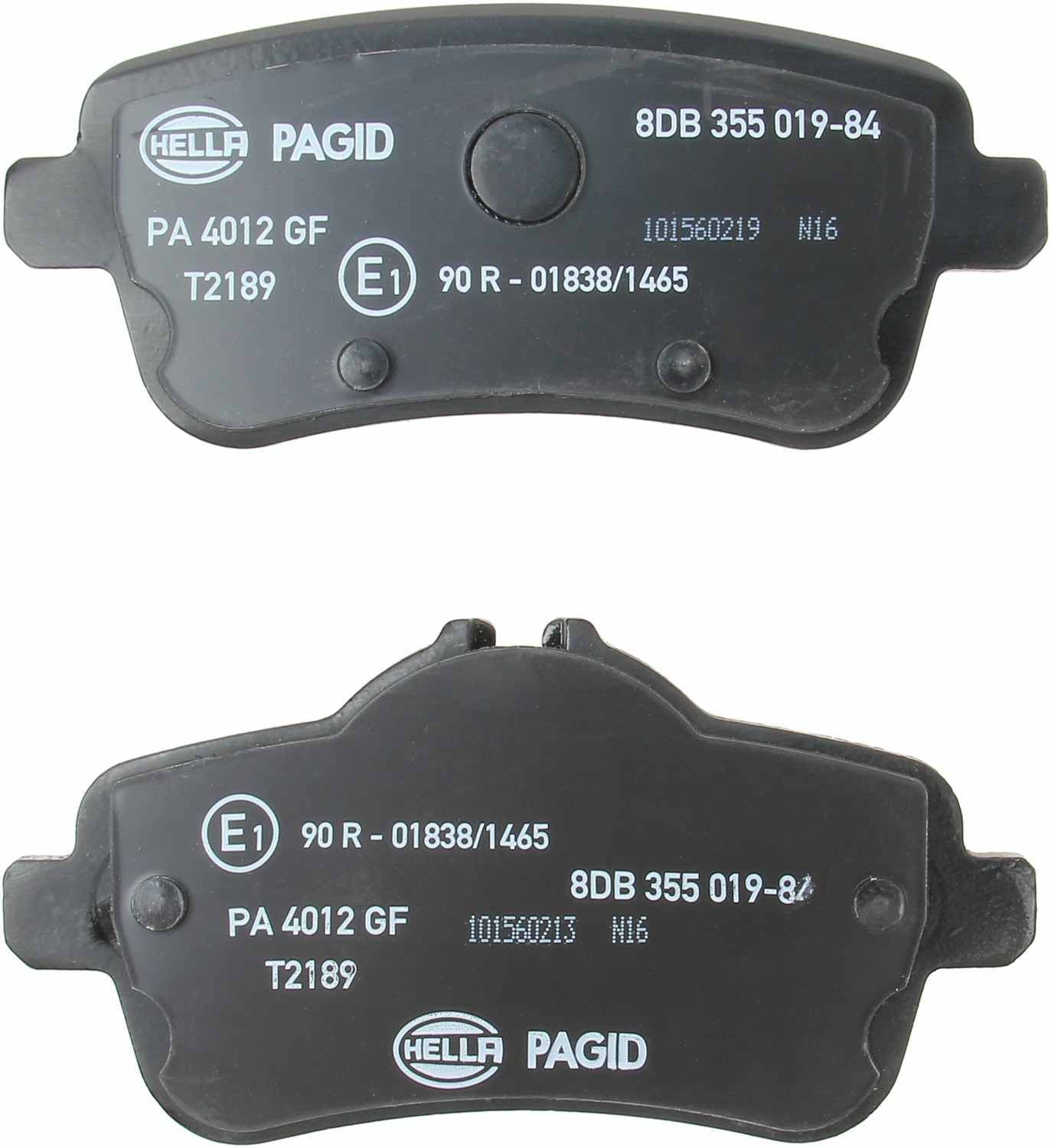 Hella Pagid Disc Brake Pad Set 355019841