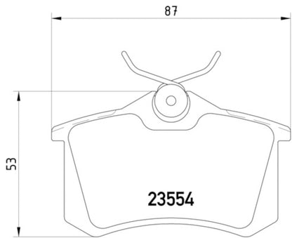 Hella Pagid Disc Brake Pad Set 355019911